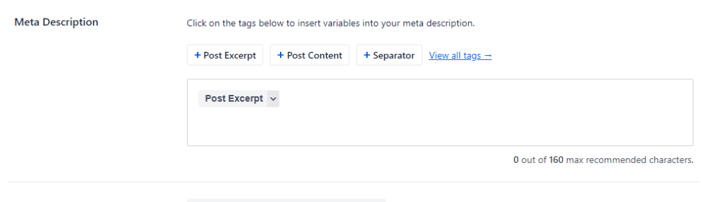 meta description